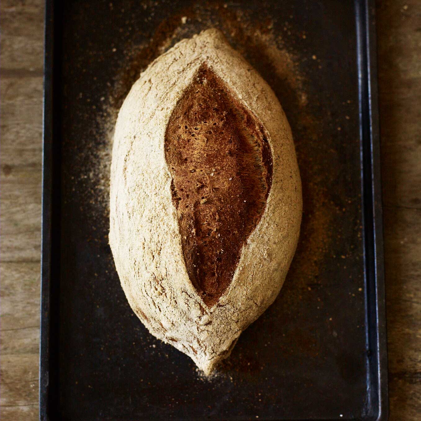 Malted wheat loaf