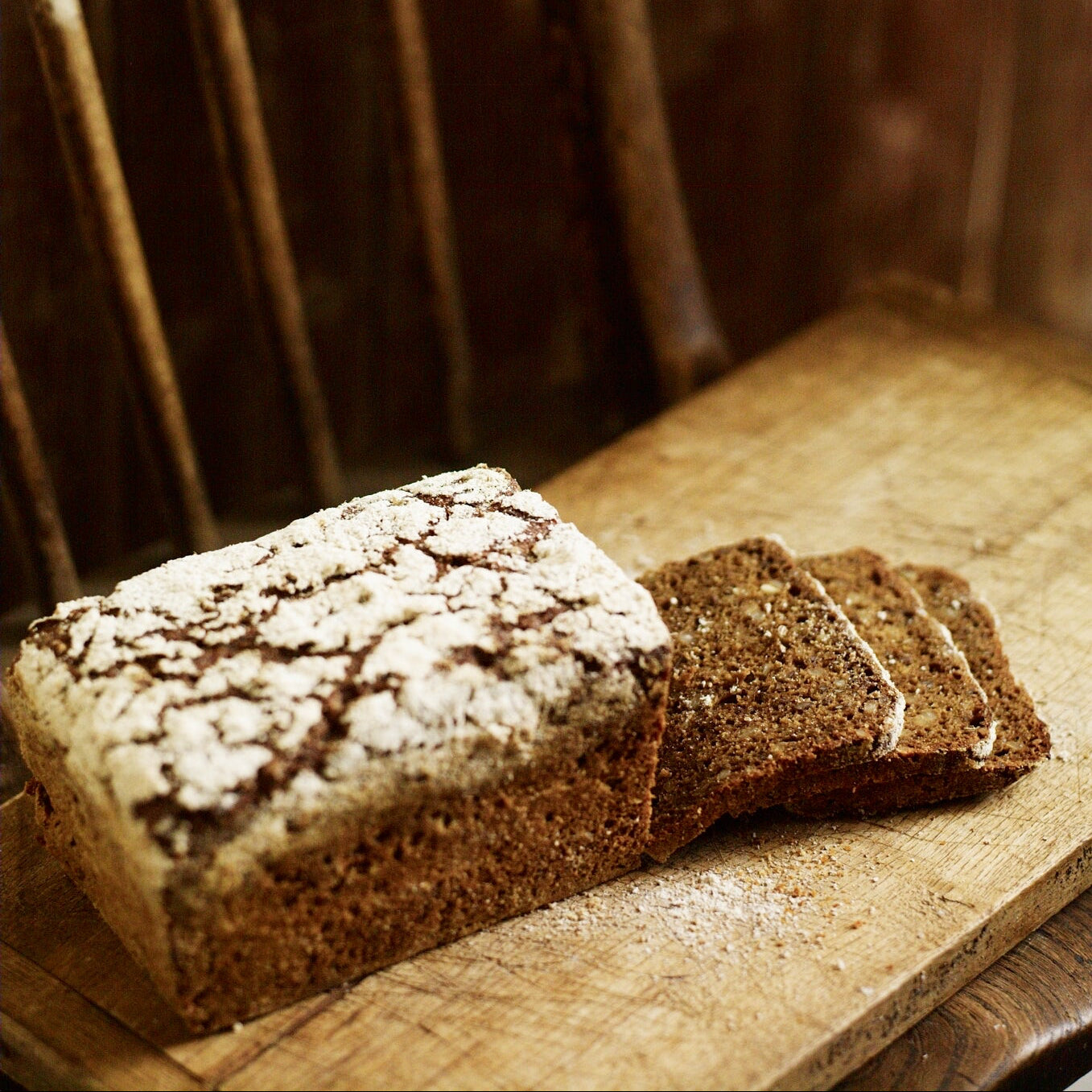 Dark rye bread with coriander seed & caraway