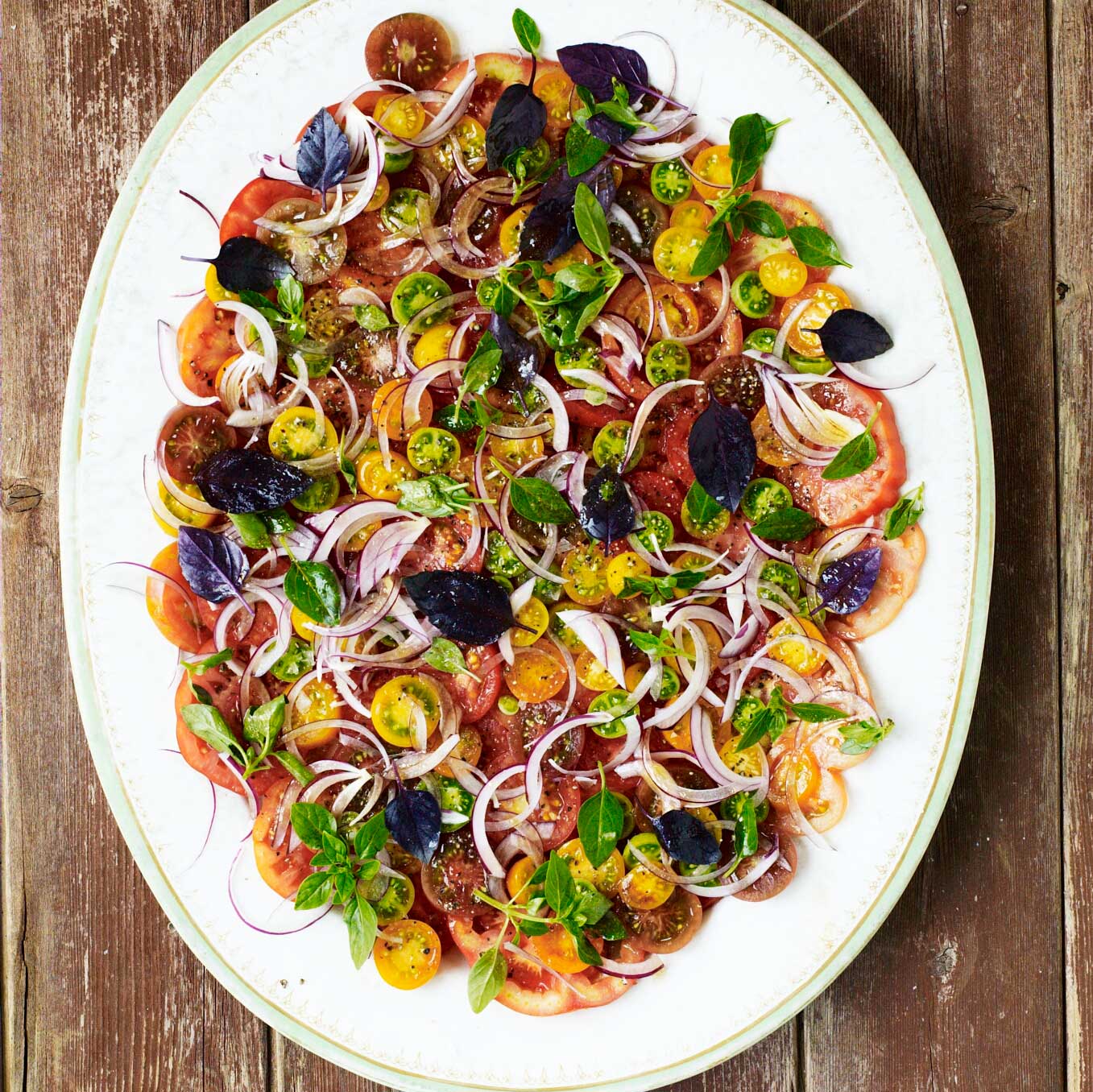 Fresh tomato salad