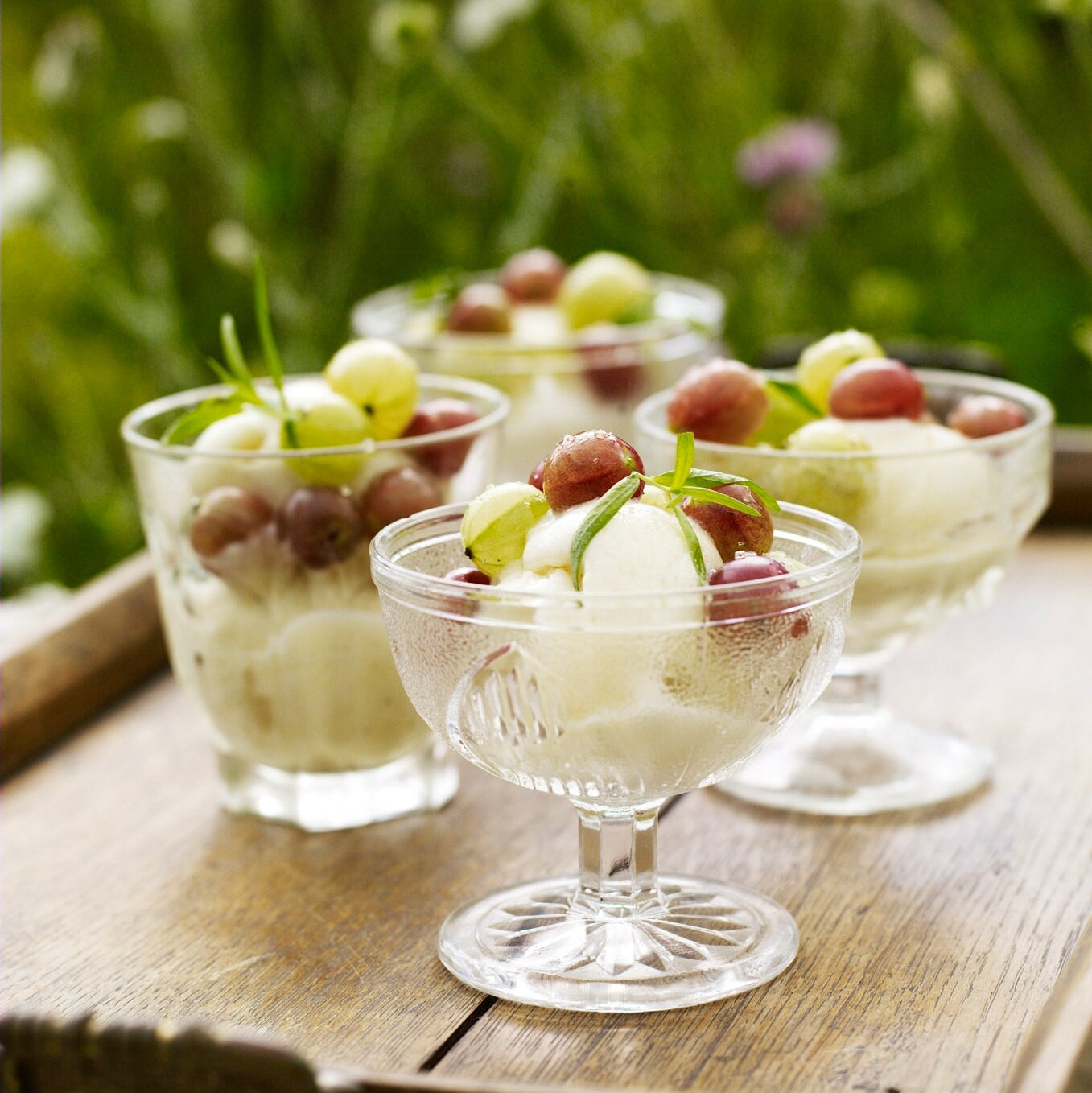 Gooseberry & tarragon sorbet