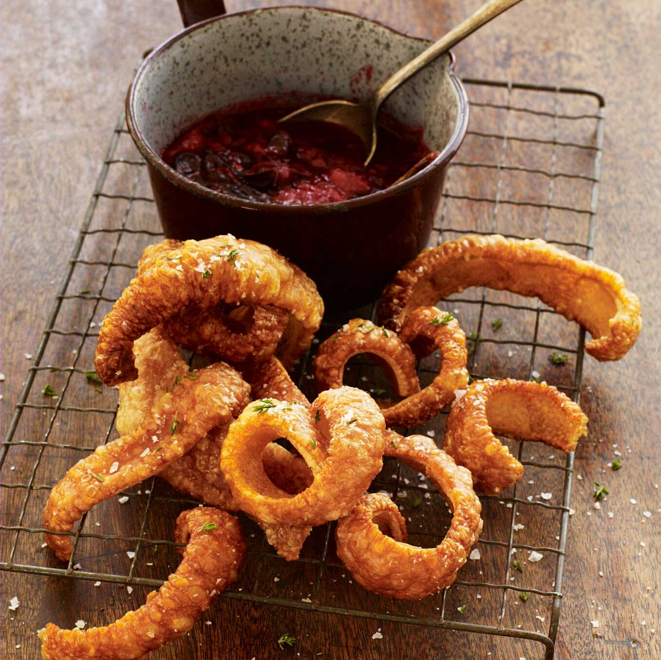 Crackling & damsons