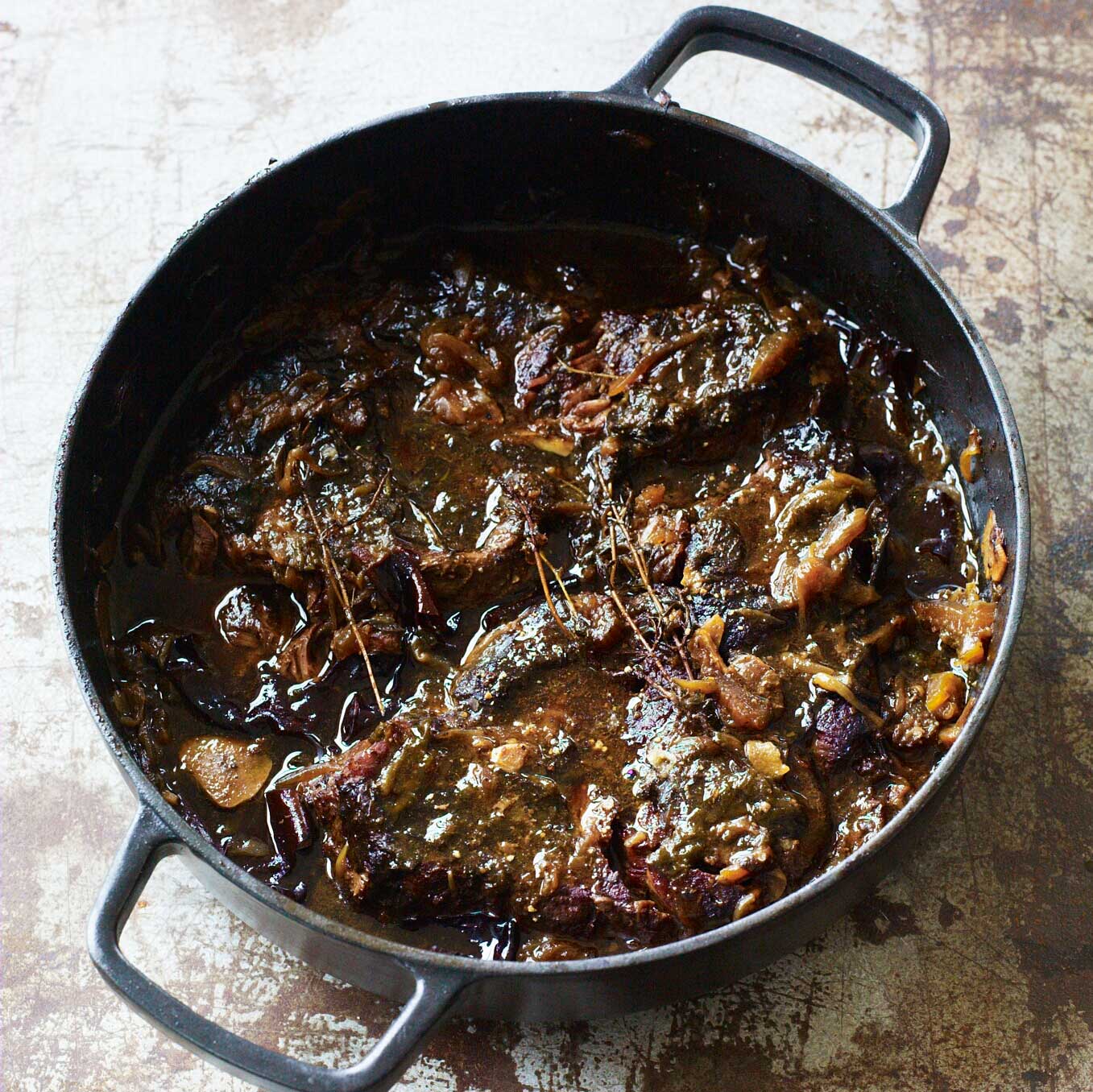 Beef shin with smoked dulse