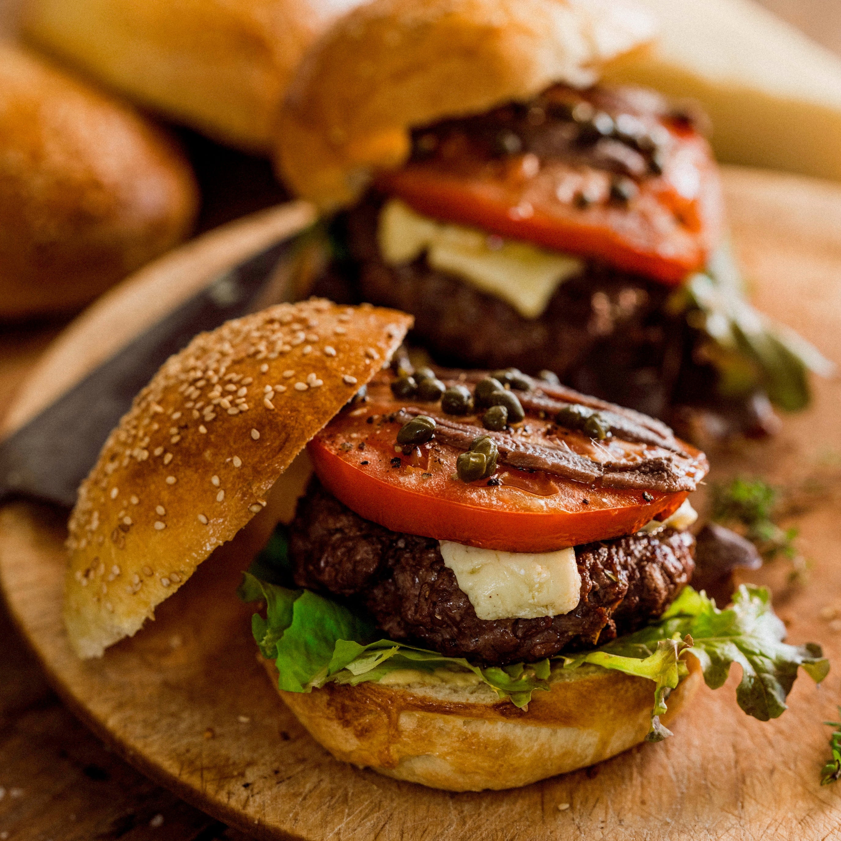 A particularly good burger (and wonderful brioche buns)