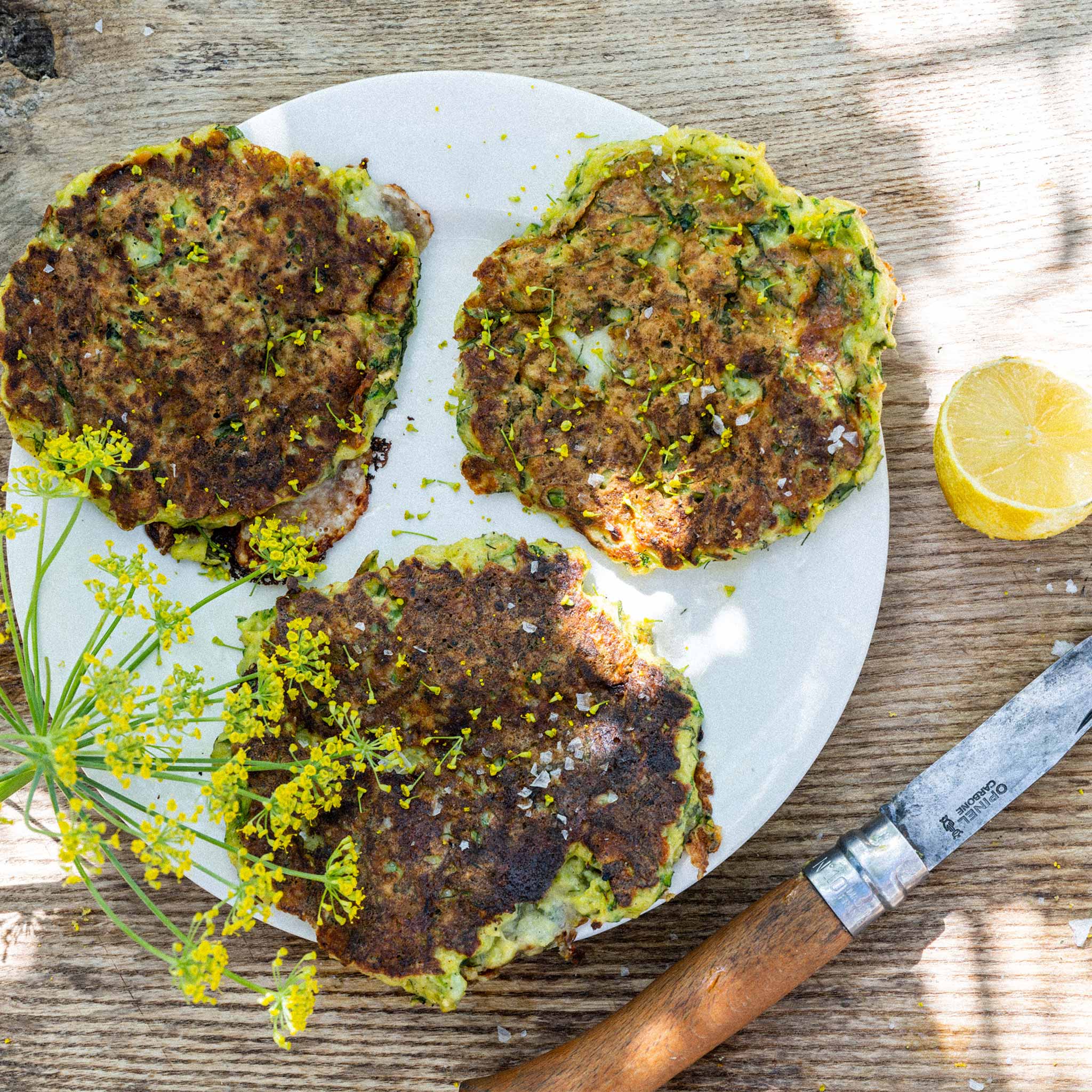 Courgette & Herb Fritters
