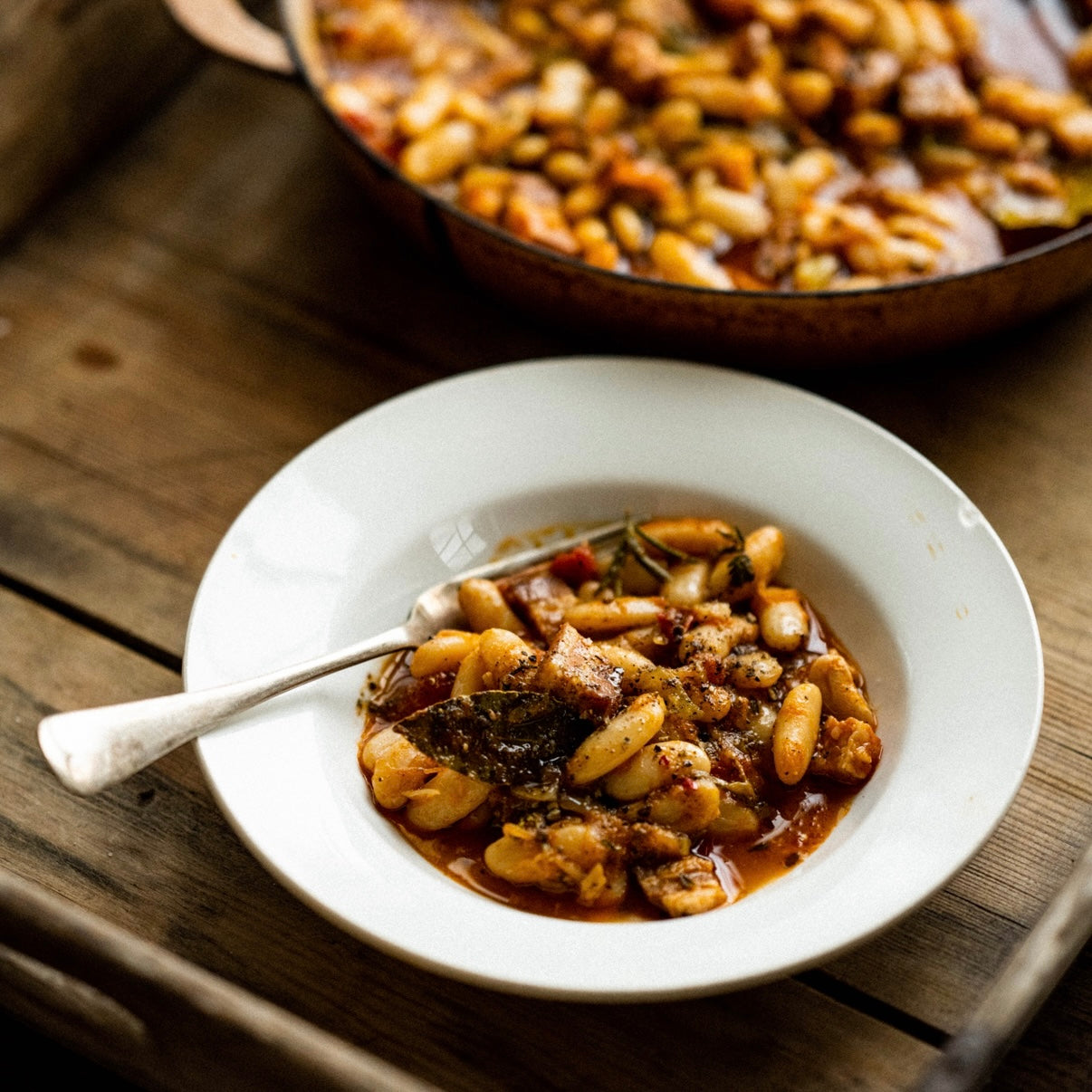 Baked Beans with Smoked Bacon & Herbs