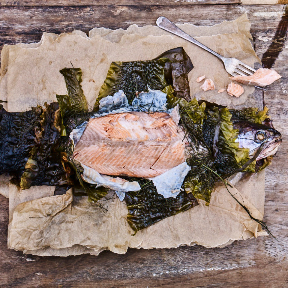 A fish in seaweed