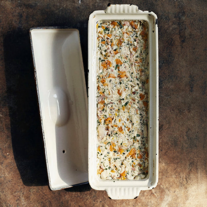 Rabbit and pig’s trotter terrine with whole grain mustard and parsley