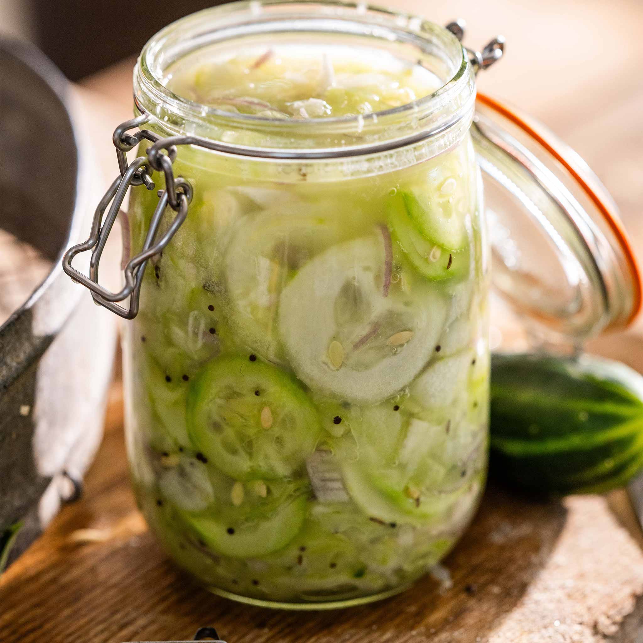 Fermented cucumbers