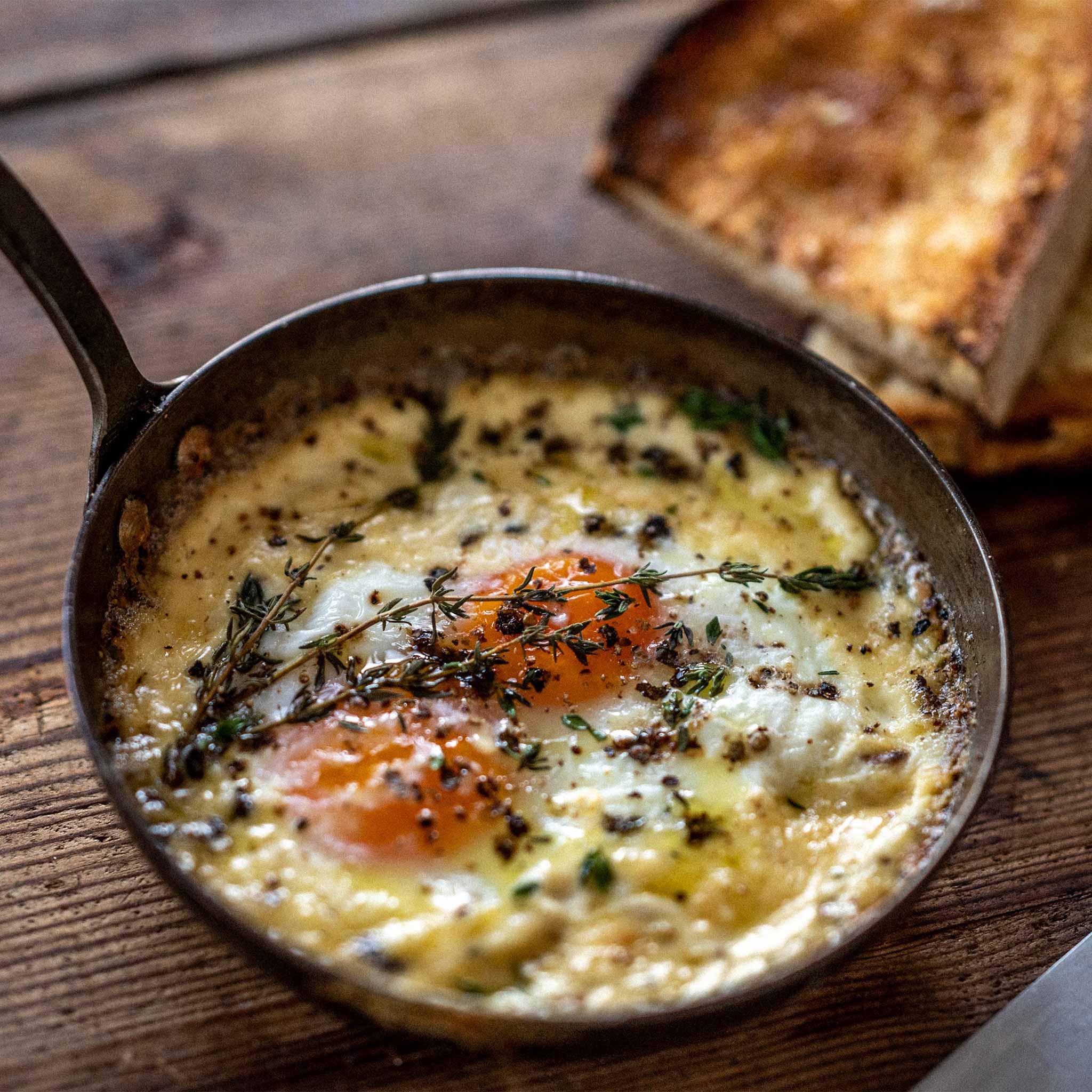 Baked eggs
