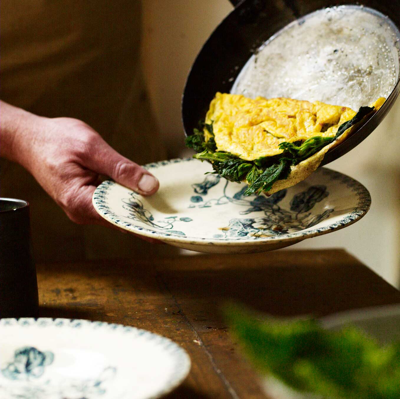 Nettle omelette