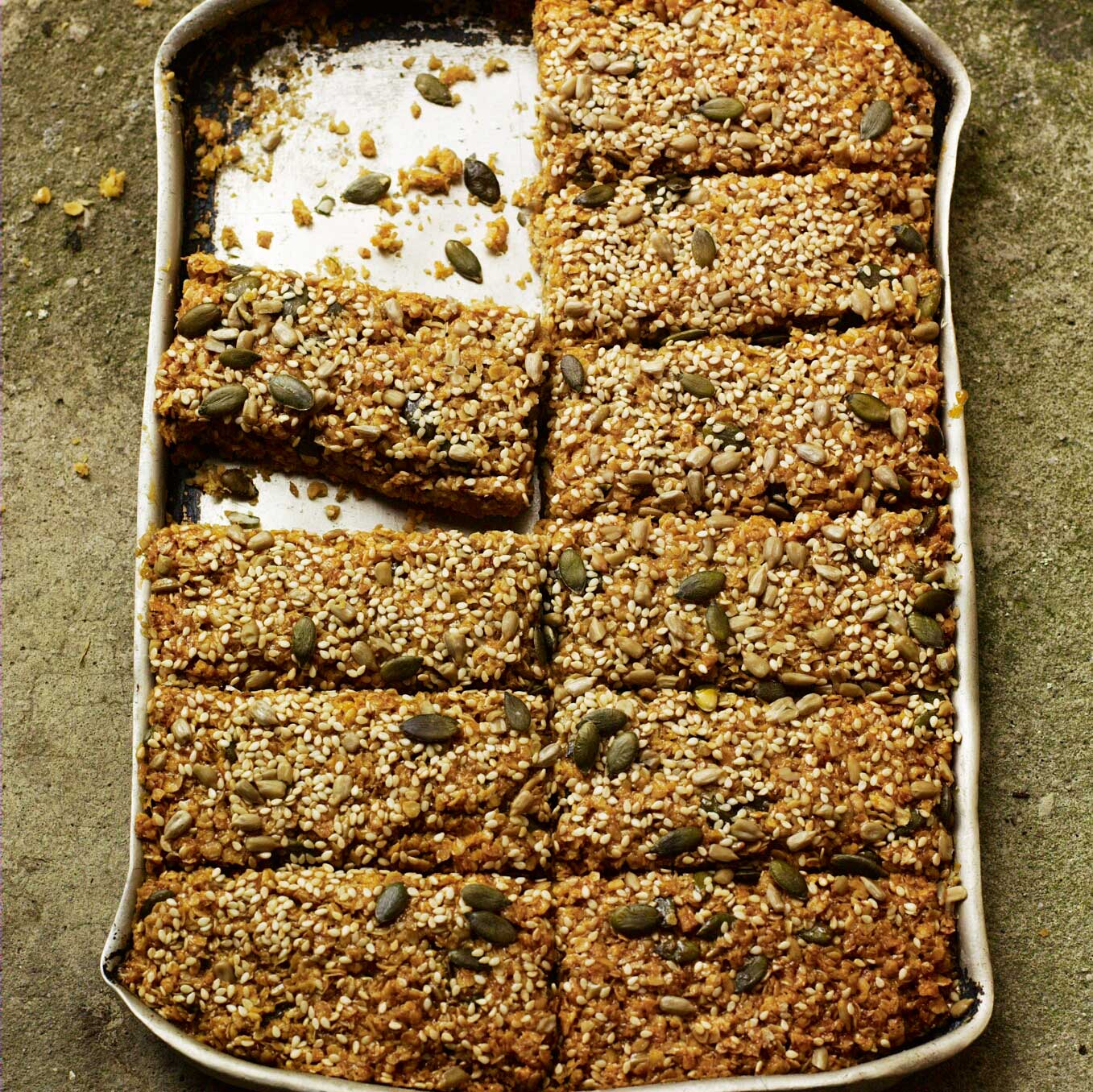 Oat & seed flapjacks