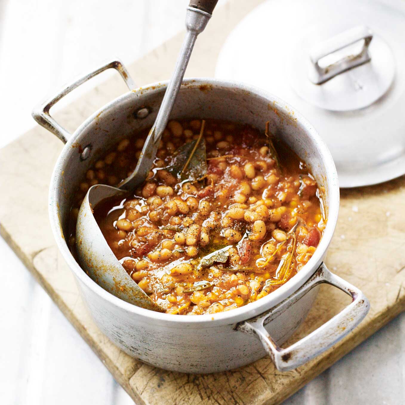 Homemade baked beans